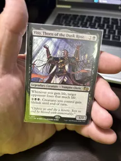 1x Vito, Thorn of the Dusk Rose, Anime Art, Foundations Jumpstart, MTG NM - Image 2