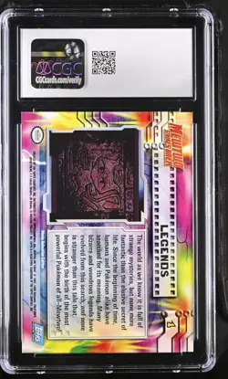 CGC 7 Legends Topps the First Movie 1 Rainbow Foil Pokemon Card - Image 2