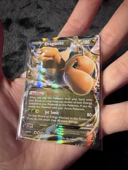 Pokemon TCG Dragonite EX Ultra Holo Rare Card 74/111 XY Furious Fists - Image 3