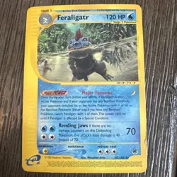 Pokemon TCG Feraligatr 47/165 Expedition Base Set Rare English 2002 Vintage - Image 1