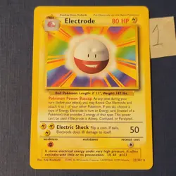 Pokemon Electrode 21/102 Base Set Regular Lightly/Moderately Played *FREE SHIP* - Image 1