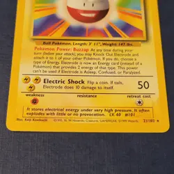 Pokemon Electrode 21/102 Base Set Regular Lightly/Moderately Played *FREE SHIP* - Image 3