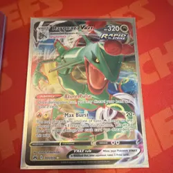 Pokemon Rayquaza VMAX Crown Zenith 101/159 Full Art Rapid Strike Holo 320 HP - Image 1