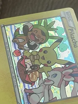 POKEMON PIKACHU BLACK STAR PROMO HOLO XY95 - Image 4