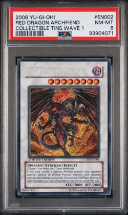 Red Dragon Archfiend - CT05-EN002 - Secret Rare - PSA 8 - yugioh TCG - Image 1