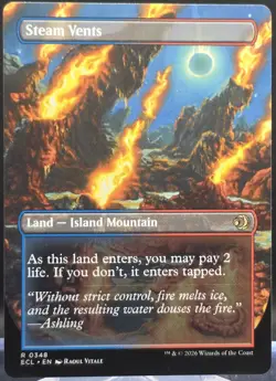 Steam Vents #348 Lorwyn Eclipsed Borderless Regular Rare - Image 2