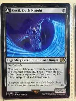 Cecil, Dark Knight // Cecil, Redeemed Paladin #91 - FINAL FANTASY - R - Normal - Image 1