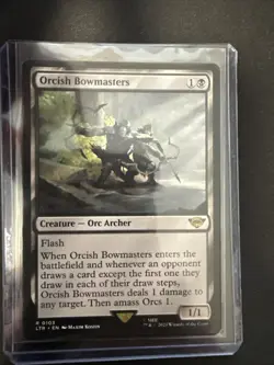 MTG ORCISH BOWMASTERS RARE MAGIC THE GATHERING LORD OF THE RINGS - Image 1