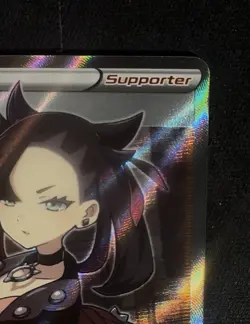 Pokemon Marnie Full Art Trainer Supporter Ultra Rare Holo 200/202 Sword & Shield - Image 3