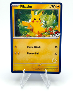 Pokemon Pikachu Blue Border My First Battle - Image 1