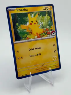Pokemon Pikachu Blue Border My First Battle - Image 3
