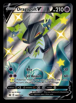 Dragapult V SWSH096 Black Star Promo Pokemon Card - Image 1