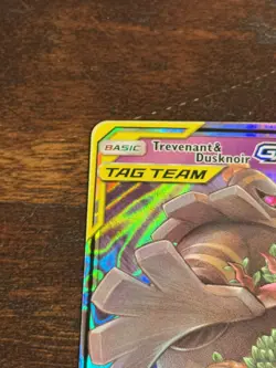 Trevenant & Dusknoir GX SM217 Black Star Promo Holo Pokemon TCG Card NM - Image 2