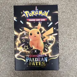 [Empty] Pokemon TCG Scarlet & Violet Paldean Fates Booster Bundle Box [NO CARDS] - Image 1