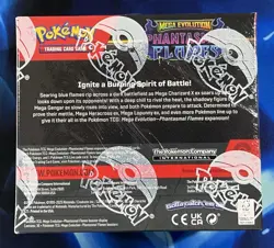 Pokemon 2025 Mega Evolution Phantasmal Flames Booster Box TCG Sealed Nm Mint - Image 3