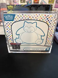 Pokemon S&V 151 English Elite Trainer Box ETB Factory Sealed + Acrylic Case - Image 1