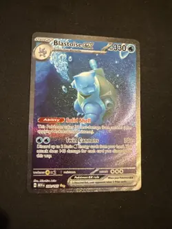Blastoise ex 200/165 Special Illustration Rare SIR SV 151 Near Mint Pokemon - Image 1