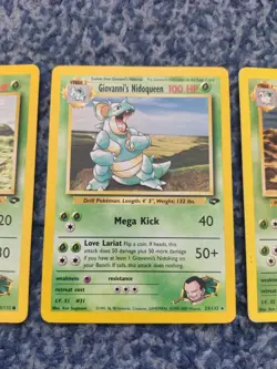 GIOVANNI'S NIDOQUEEN FAMILY POKEMON TCG GYM CHALLENGE 2000 WOTC NIDORAN NIDORINA - Image 2
