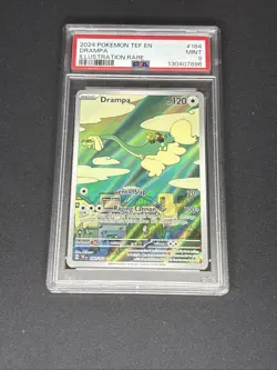 2024 Pokemon SV Temporal Forces #184 Drampa IR PSA 9 - Image 1