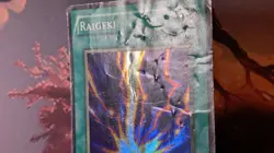 Yugioh - Raigeki LOB-E042 - 1ST EDITION - DAMAGED - Image 3