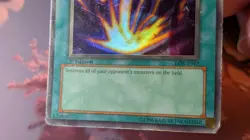 Yugioh - Raigeki LOB-E042 - 1ST EDITION - DAMAGED - Image 4