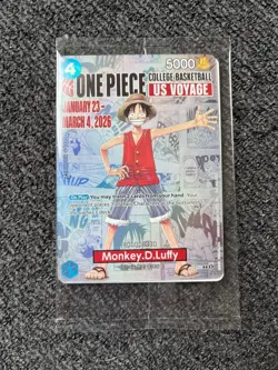 Monkey.D.Luffy (055) (College Basketball US Voyage) P-055 One Piece Promotion... - Image 1