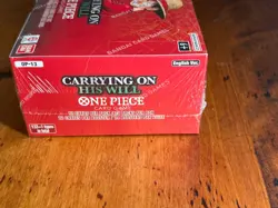 One Piece OP-13 TCG Carrying On His Will Booster Box English SEALED 1st Print - Image 4