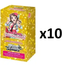 Weiss Schwarz BanG Dream! Girls Band Party! PREMIUM Booster Box 10-Box Case - Image 1