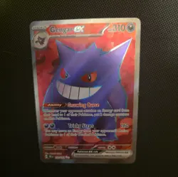 Pokemon TCG Gengar EX Temporal Forces Ultra Rare Card 193/162 - Image 1