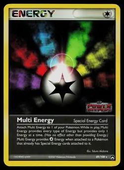 Pokemon Card - Multi Energy Power Keepers 89/108 Rare Reverse Holo Stamped - Image 1