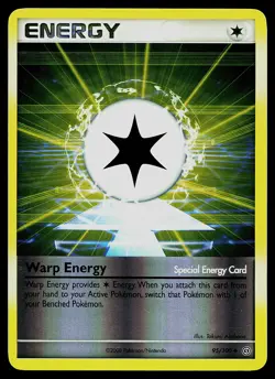 Pokemon Card - Warp Energy Stormfront 95/100 Uncommon Reverse Holo - Image 1