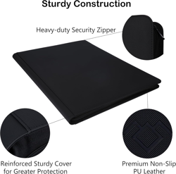 36‑Pocket Ringless Trading Card Binder – Holds 2304 Cards, Side‑Loading Black Pa - Image 5