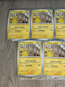 Brand New Sealed | x7 | Pokemon TCG Pikachu At The Museum Promo Card - Image 2
