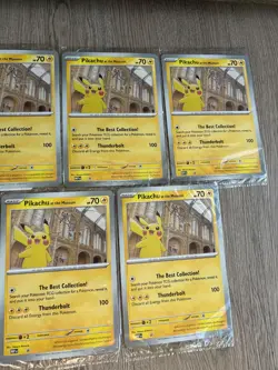 Brand New Sealed | x7 | Pokemon TCG Pikachu At The Museum Promo Card - Image 3