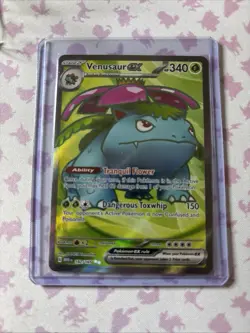Pokemon Venusaur EX Holo Ultra Rare TCG Card 182/165 Scarlet & Violet 151 - Image 2