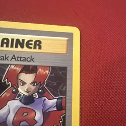 Rocket’s Sneak Attack 72/82 Team Rocket Unlimited 2000 Pokemon Trading Card LP - Image 4