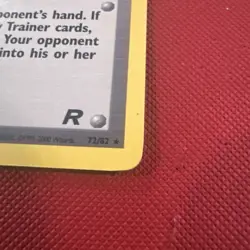 Rocket’s Sneak Attack 72/82 Team Rocket Unlimited 2000 Pokemon Trading Card LP - Image 5