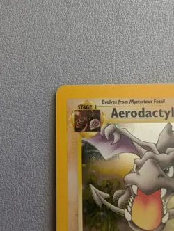 Pokemon Aerodactyl Fossil Holo Rare 1/62 1999 Stage 1 60 HP WOTC Card - Image 3