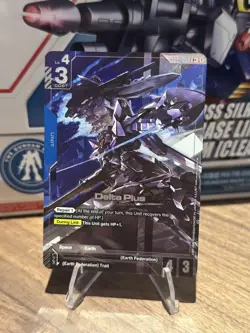 Delta Plus - GD01-006 R+ Alt Art GUNDAM TCG CARD GAME ENGLISH NEWTYPE RISING NM - Image 1