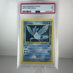 Pokemon Fossil #2 Articuno Holo Card 1999 PSA 5 - Image 1