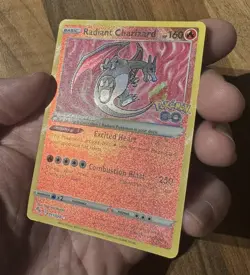 Pokemon TCG Radiant Charizard Holo Card Pokemon Go, 011/078 - Image 2
