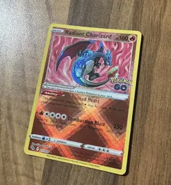 Pokemon TCG Radiant Charizard Holo Card Pokemon Go, 011/078 - Image 3