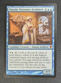 Muzzio, Visionary Architect Conspiracy Magic: The Gathering MTG NM Magic Card - Image 1