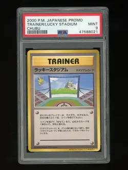 Pokemon PSA 9 MINT Zapdos Lucky Stadium Chubu Japanese Promo Card 2000 - Image 1