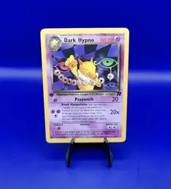 Dark Hypno 26/82 1st Edition Non Holo Rare Team Rocket Pokemon Card TCG WOTC NM - Image 1