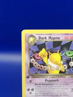 Dark Hypno 26/82 1st Edition Non Holo Rare Team Rocket Pokemon Card TCG WOTC NM - Image 4