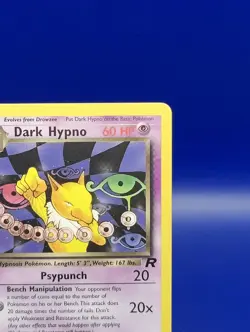 Dark Hypno 26/82 1st Edition Non Holo Rare Team Rocket Pokemon Card TCG WOTC NM - Image 5