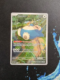 Pokemon TCG Snorlax SVPO51 Holo 151 ETB Promo Card NM - Image 1