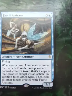 MTG Faerie Artisans – Commander 2016 Card # 8 / 351 List Magic The Gathering - Image 3