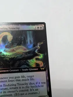 Enduring Tenacity -Foil Near Mint MTG Duskmourn: House of Horror Extended Art - Image 3